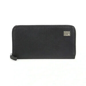 NWT Versace Collection Zip Around Continental Wallet Black